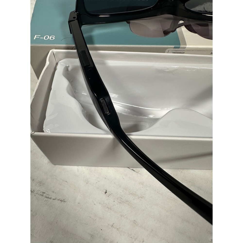 F-06 Smart Wireless Bluetooth Headset Sunglasses Black UV Proof IPX4 Waterproof - Picture 11 of 12